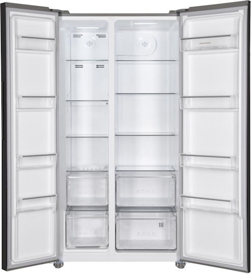Heinner Ψυγείο Ντουλάπα 532lt Total NoFrost Υ177xΠ90xΒ66εκ. Λευκό HSBS-HM532NFGWHE++