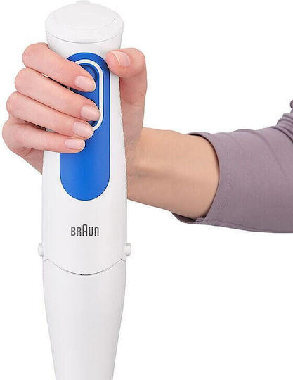Braun MultiQuick 3 Ραβδομπλέντερ με Πλαστική Ράβδο 700W Λευκό