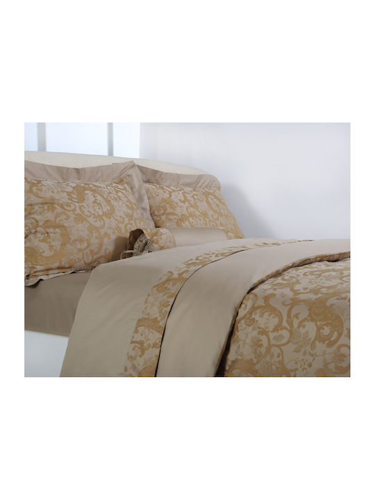 Silk Fashion Hs008 Super-Double Bed Sheets Set 230x250cm 6 (6 Pieces)