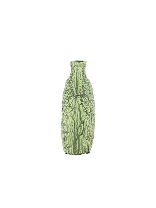 Artekko Vază Decorativă Ceramică Bliss Verde 20.5x8xÎ21cm