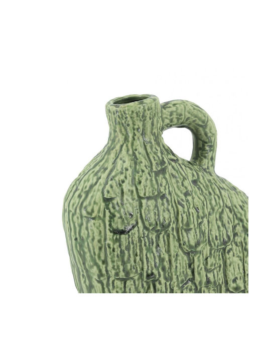 Artekko Vază Decorativă Ceramică Bliss Verde 20.5x8xÎ21cm
