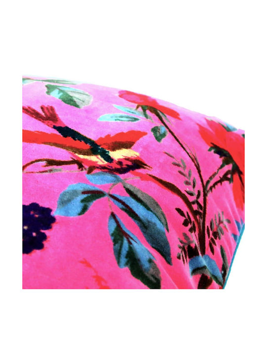 Synchronia Sofa Cushion Made of 100% Cotton Fuchsia 35x60cm