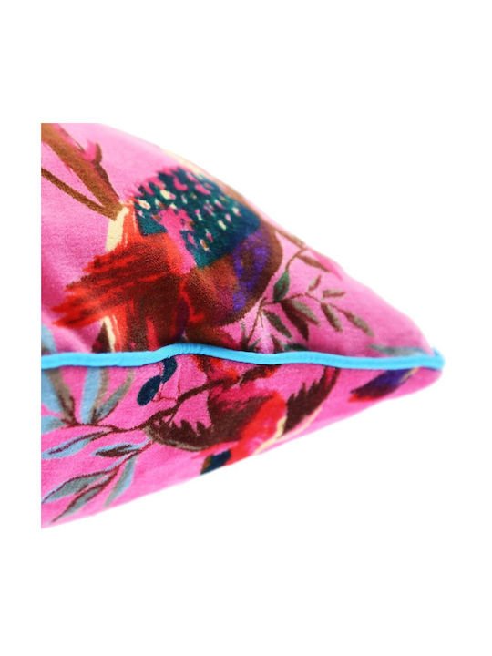 Synchronia Sofa Cushion Made of 100% Cotton Fuchsia 35x60cm