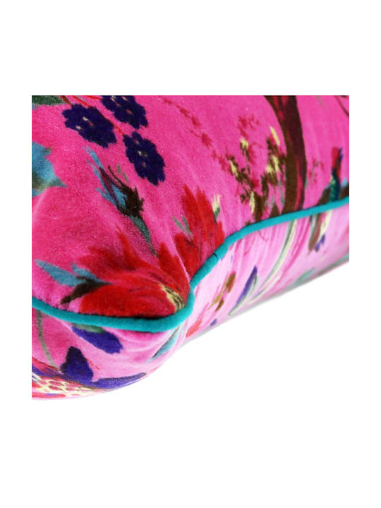 Synchronia Sofa Cushion Made of 100% Cotton Fuchsia 35x60cm
