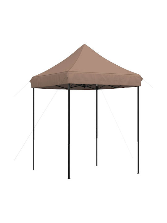 vidaXL Gazebo Pliabil De Grădină Maro 2x2m