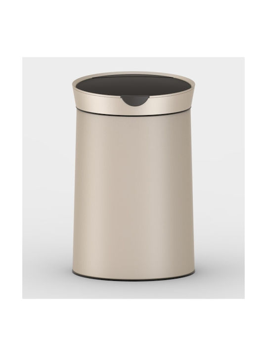 Ecosales Linea Conical EAD106801C Κάδος Απορριμμάτων Πλαστικός Σαμπανί 10lt