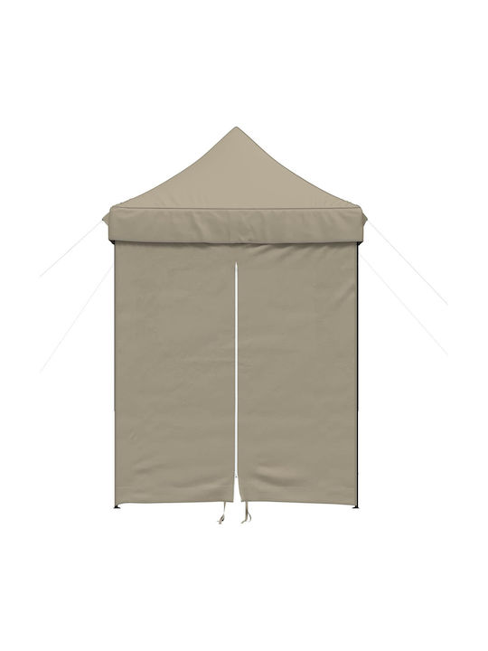 vidaXL Foldable Garden Brown Gazebo 2x2m