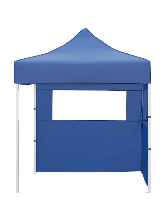 vidaXL Foldable Garden Blue Gazebo 2x2m