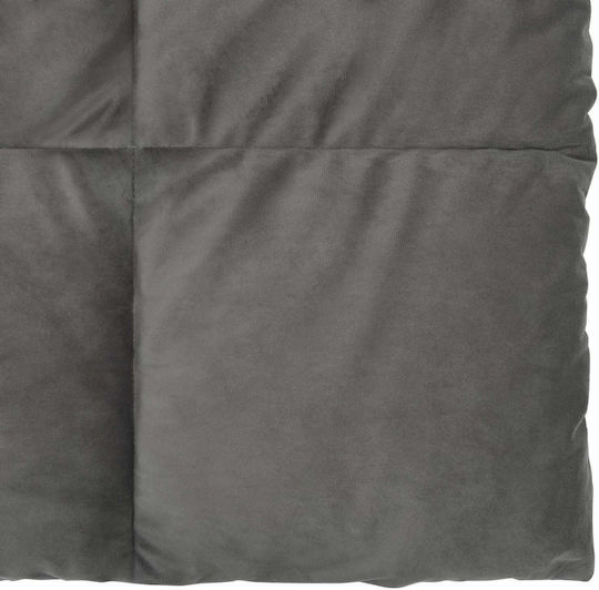vidaXL Set Duvet Cover 155x220cm Single with Pillowcase Light Grey
