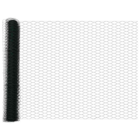 vidaXL Garden Fence Post Made of Steel 5x120x120cm Green