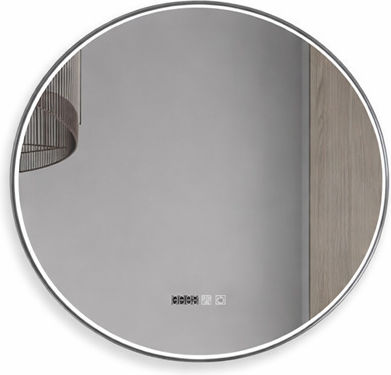 Badezimmerspiegel LED Berührung Mirrorlux Callisto S-4678b Rund Form Φ-800mm Schwarz