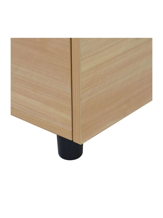 Schublade Büro mit Rollen & Schloss Beech 40x40x55cm