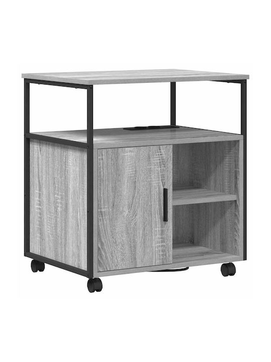 Office Storage Cabinet Grey Sonoma L60xW46xH67cm