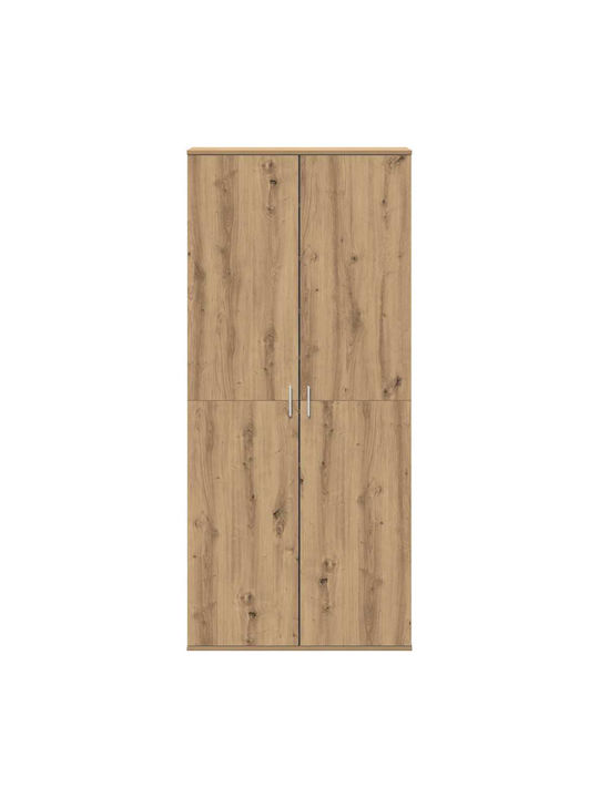 Kleiderschrank Büro Walnut 80x39x178cm