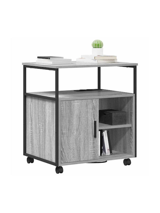 Office Storage Cabinet Grey Sonoma L60xW46xH67cm