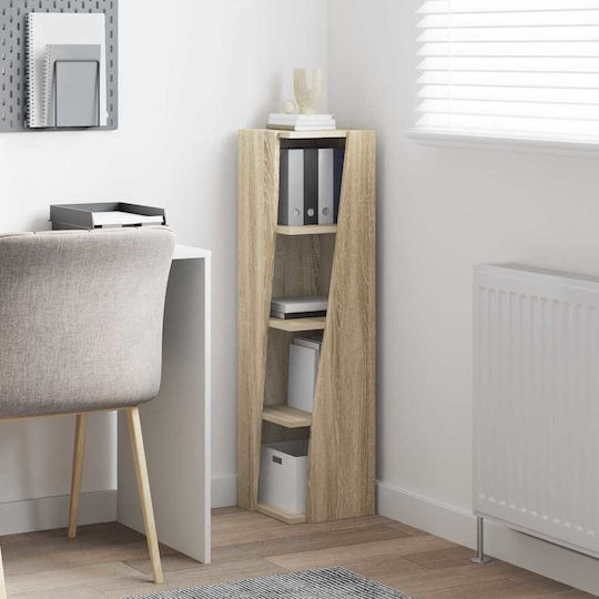 vidaXL Office Storage Cabinet Wooden White 27.5x27x102cm