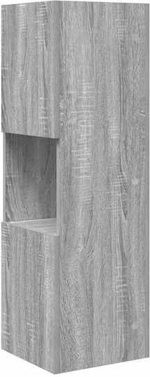 Дървен Бюро Шкаф Бял 30.5x30x95см