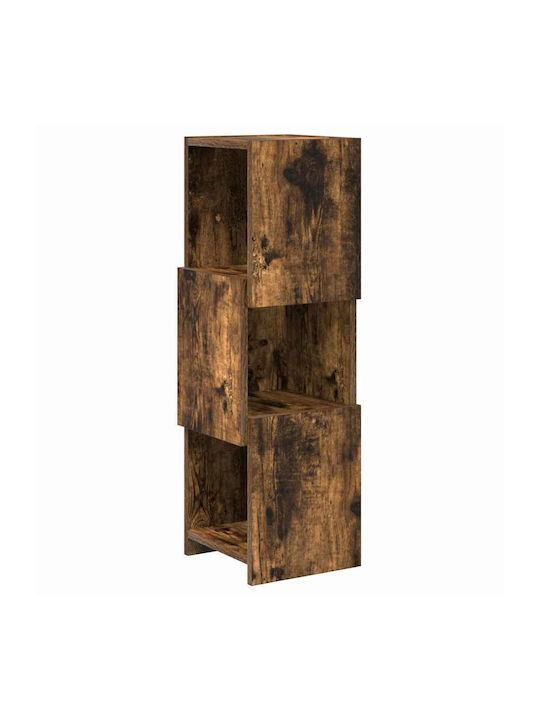 Дървен Бюро Шкаф Бял 25.5x25x80см