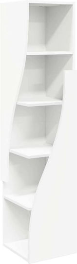 Büroaufbewahrungsschublade und -schrank Holzweiß 32x32x140cm