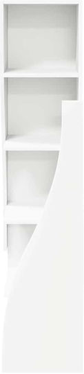 Büroaufbewahrungsschublade und -schrank Holzweiß 32x32x140cm