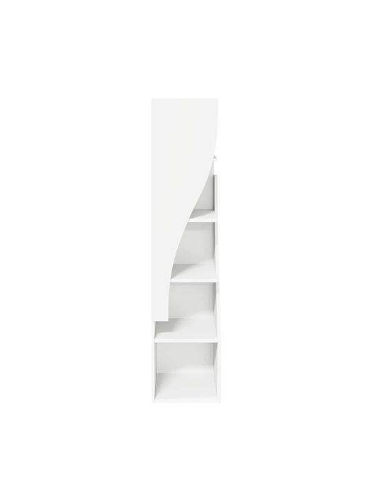 Office Storage Chipboard Cabinet White L32xW32xH140cm