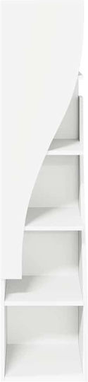 Büroaufbewahrungsschublade und -schrank Holzweiß 32x32x140cm