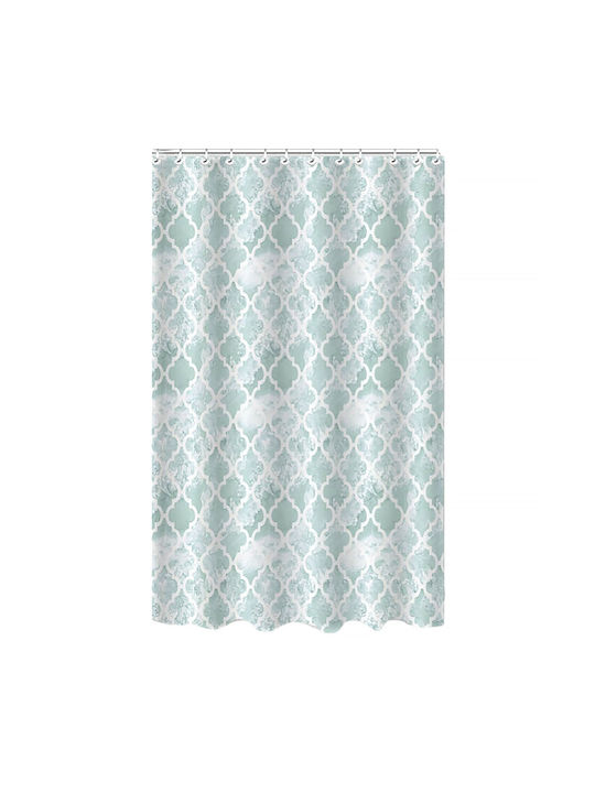 Ankor Shower Curtain 180x200cm Petrol