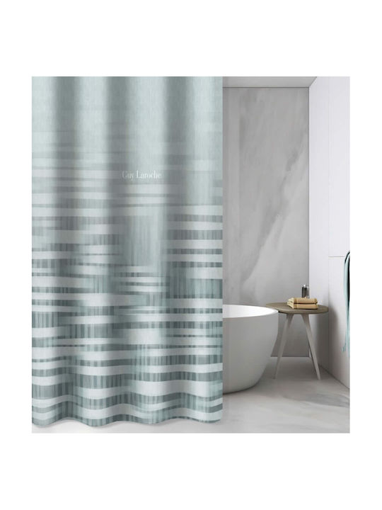 Guy Laroche Cuba Shower Curtain 240x185cm Cement