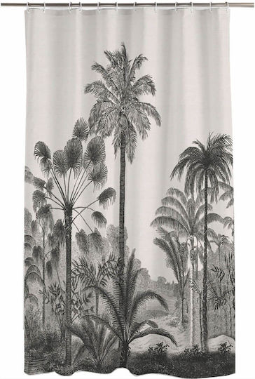 Cocoty Duschvorhang Stoff 180x200cm Gray