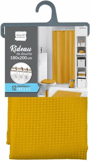 L-C Quartz Duschvorhang 180x200cm Ocre