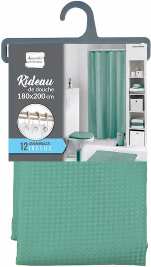 L-C Quartz Shower Curtain 180x200cm Tilleul