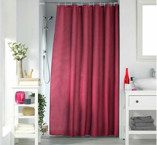 L-C Quartz Duschvorhang 180x200cm Framboise
