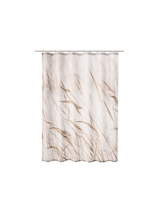 Kleine Wolke Sylt Fabric Shower Curtain 180x200cm Beige