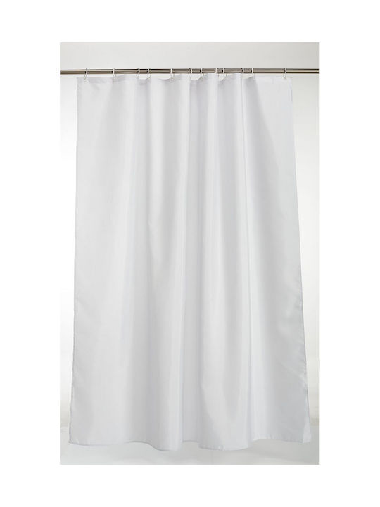 Whitegg Shower Curtain Fabric 180x200cm White Egg