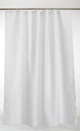 Whitegg Shower Curtain Fabric 180x200cm White Egg