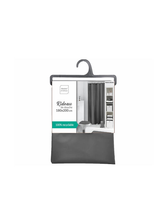 Shower Curtain 180x200cm Grey