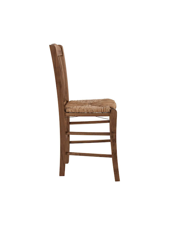 Cafe Wooden Chair Brown 41x35x89cm