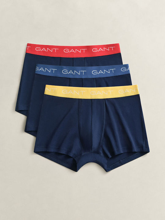 Gant Μποξεράκια 3Pack Μπλε Σκούρο