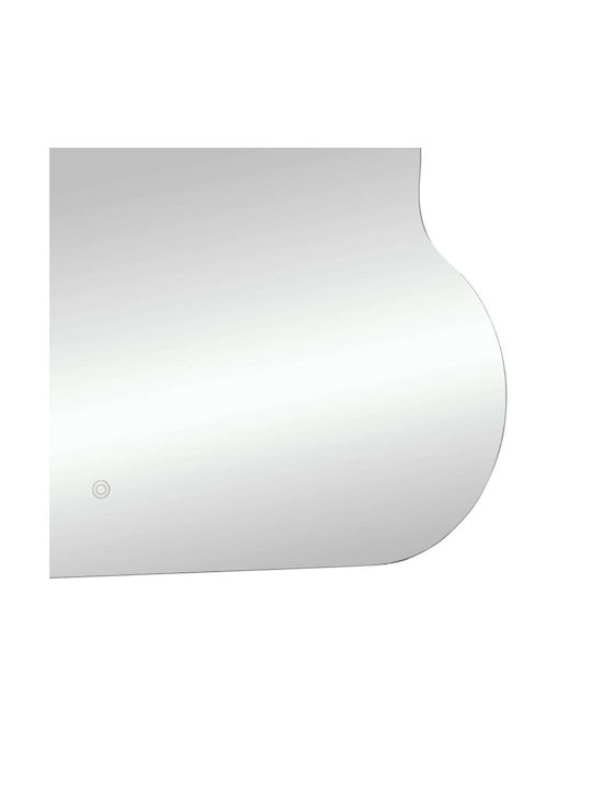 Freebox Като Огледало за Стена с LED Осветление 68x88см 1бр