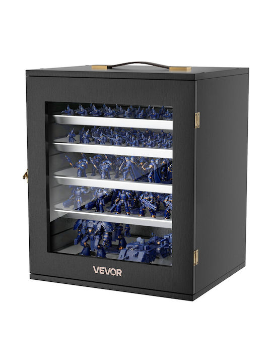 Vevor Wooden Storage Box with Lid Transparent 1pcs