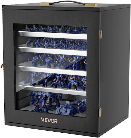 Vevor Wooden Storage Box with Lid Transparent 1pcs