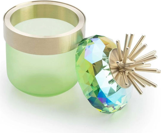 Swarovski Dekorativer Ananas Jungle Beats aus Kristall Light Green 7x7x12.4cm 1Stück