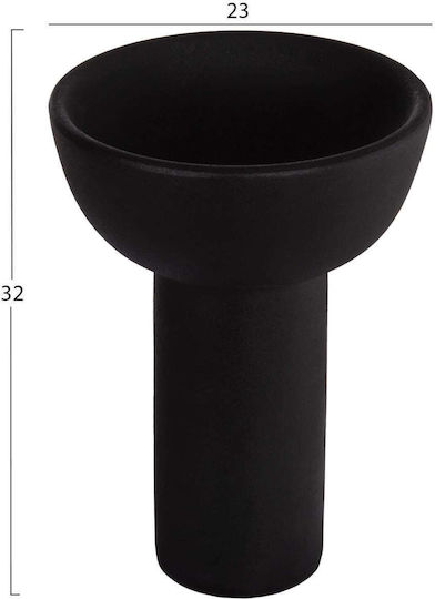 Ceramic Tabletop Decor Fb94602.02 Black Matte Φ23 5x33cm