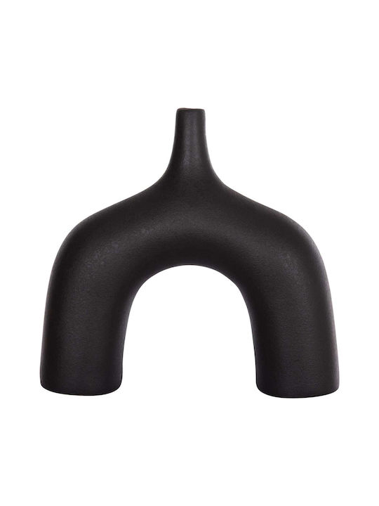 Decor Ceramic pentru Masă Fb94601.02 Negru Mat 34x10x33cm