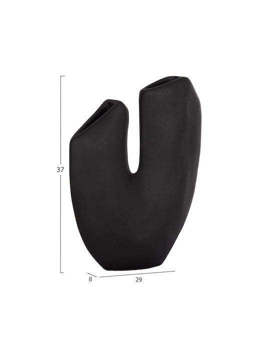 Ceramic Tabletop Decor Fb94618.02 Black Matte 28x10x36 5pcs