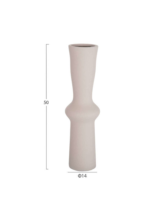 Tabletop Ceramic Decorative Item Fb94637.03 Gray Matte Φ14x50cm