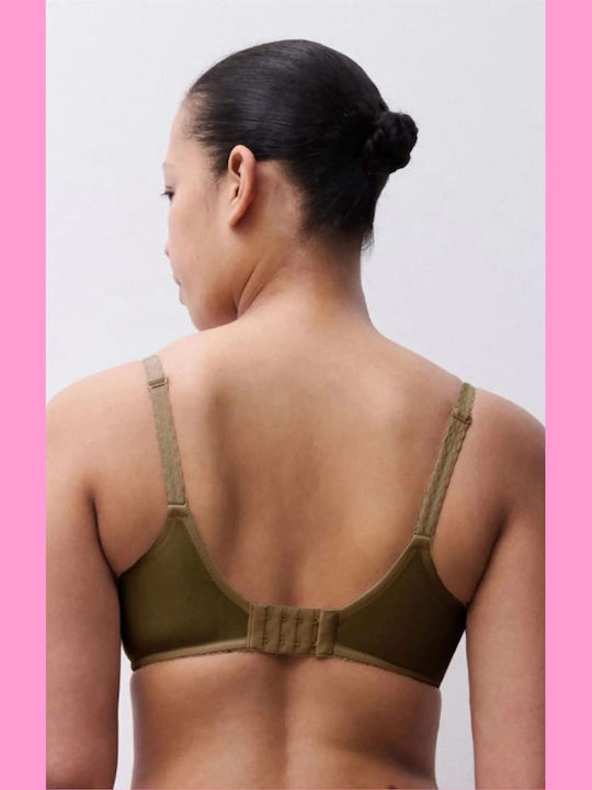 Green Bra Without Padding With Underwire