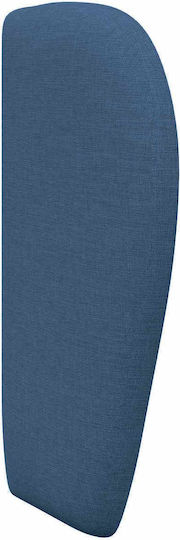 vidaXL Fabric Bed Headboard Blue 40cm