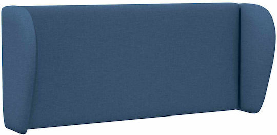 vidaXL Fabric Bed Headboard Blue 40cm