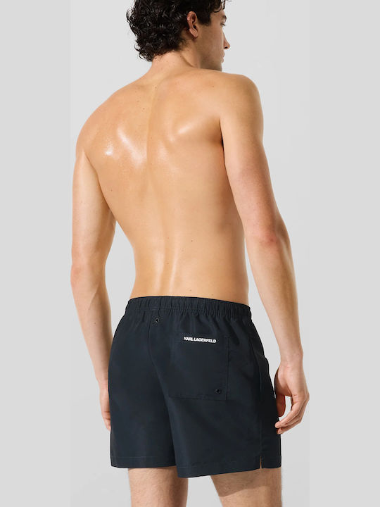 Karl Lagerfeld Costum De Baie Bărbați Pantaloni Scurți Negri